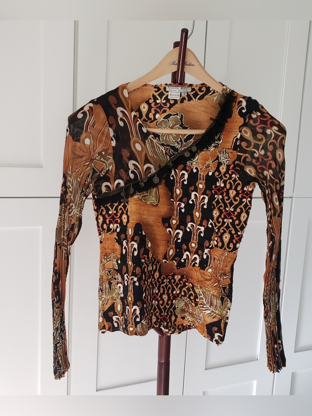 Alberto Makali Patterned Top